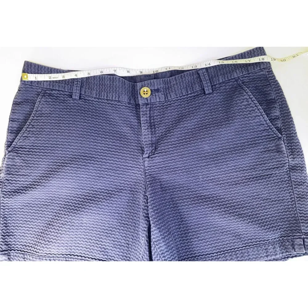 Lilly Pulitzer Classic Jayne Shorts Navy Blue Size 16